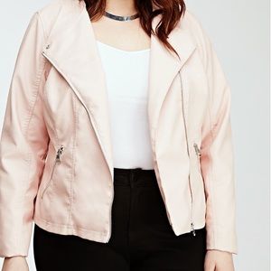 Forever 21 Pink leather Jacket